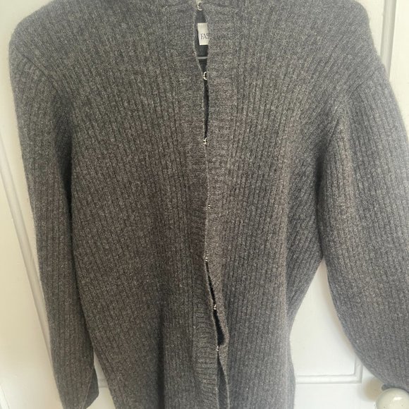 Vintage Fashion Bug Wool Hooded Clasp Cardigan Size M - Picture 4 of 9